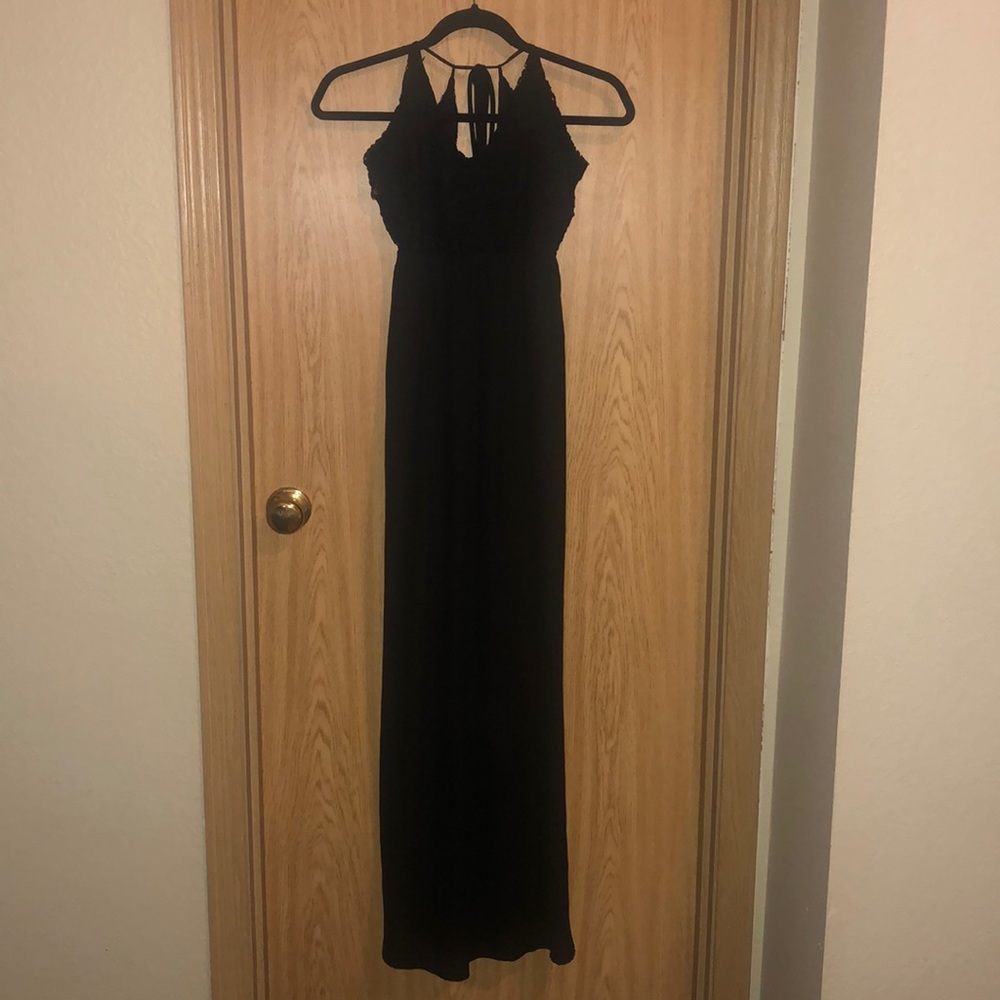 Long black dress